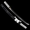 Supurasshu Wakizashi aus gefaltetem AISI 1095/1060 Stahl mit echtem Hamon