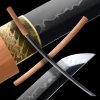 Shirasaya Hozon Koshirae Japanisches Schwert – T-10 Stahl, Yokote, echter Hamon