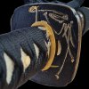 Katana TORI aus gefaltetem AISI 1075-Stahl mit echtem Hamon