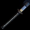 Katana TORI aus gefaltetem AISI 1075-Stahl mit echtem Hamon