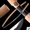 Shirasaya 下载拵 Japanese Sword - Folded Steel, Yokote - Real Suguha Hamon