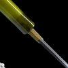 Japanese Take Shikomizue - Green Bamboo, Folded Steel, Real Choji Hamon