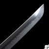 Replică de katana Koeda – oțel T-10, mătase maro, Choji Hamon