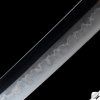 Replică de katana Koeda – oțel T-10, mătase maro, Choji Hamon