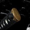MANJI GOLD Katana - Folded AISI 1075 Steel, Real Choji Hamon