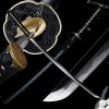 MANJI GOLD Katana - Folded AISI 1075 Steel, Real Choji Hamon