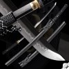 Umebachi Japanese Katana - T-10 Steel, Yokote Tip - Choji Hamon