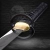 Musashi Japanese Katana - T-10 Steel, Yokote Tip - Sanbonsugi Hamon