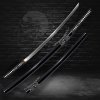 Musashi Japanisches Katana – T-10-Stahl, Yokote-Spitze – Sanbonsugi Hamon