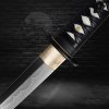 Musashi Japanisches Katana – T-10-Stahl, Yokote-Spitze – Sanbonsugi Hamon