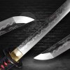 Bamboo Japanische Katana – T-10 Stahl, Yokote, Hitatsura Hamon