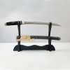 Japanisches Sunnobi Tanto – Aikuchi-Montierung, gefalteter Stahl, echter Gunome Hamon