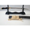 Japanese Sunnobi tanto - Aikuchi, Folded Steel, Real Gunome Hamon