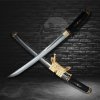 Japanese Sunnobi Tanto - Aikuchi Mounting, Folded Steel, Real Gunome Hamon