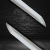 Kanbun Shinto Sunnobi Tanto – Aikuchi-Montierung, gefalteter Stahl, echter Gunome Hamon