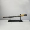 Japanisches Wakizashi – Aikuchi-Montierung, gefalteter Stahl, echter Gunome Hamon
