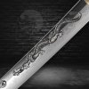 Shirasaya Ichimondji Ucushi Japanisches Schwert – T-10-Stahl, Choji Hamon