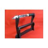 Tanto Shira Saya BLACK WOOD – 0.70 Shaku, AISI 1045 Carbon Steel, Polished Hamon Imitation