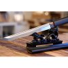 Tanto Shira Saya KURO – 0,99 Shaku, AISI 1045 Kohlenstoffstahl, polierte Hamon-Imitation, Yokote