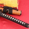Wakizashi IWADE – 1,66 Shaku, AISI 1095 Kohlenstoffstahl, echter Choji-Hamon, Yokote
