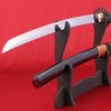 Wakizashi IWADE – 1,66 Shaku, AISI 1095 Kohlenstoffstahl, echter Choji-Hamon, Yokote