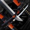 Wakizashi IWADE – 1,66 Shaku, AISI 1095 Kohlenstoffstahl, echter Choji-Hamon, Yokote