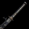 Wakizashi SHIKAI – 1,66 Shaku, gefalteter AISI 1075 Stahl, echter Choji-Hamon, Yokote