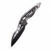 folding knife WEKNIFE Arrakis 906 CF-D, M390 Black Two-Tone Blade