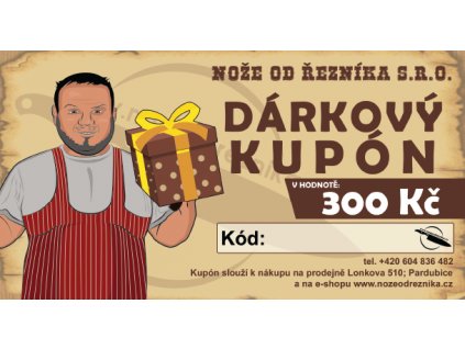 Dárkový kupon 300