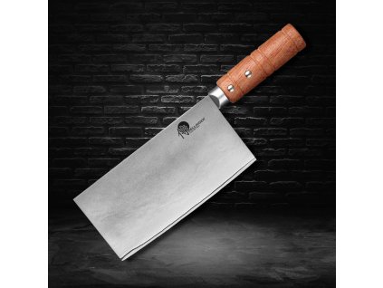 Čínský nůž Dellinger Cleaver 200 mm - Padauk Wood