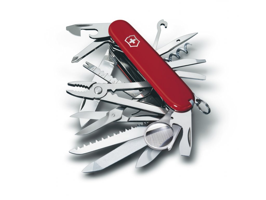 Kapesní nůž Swiss Champ červený