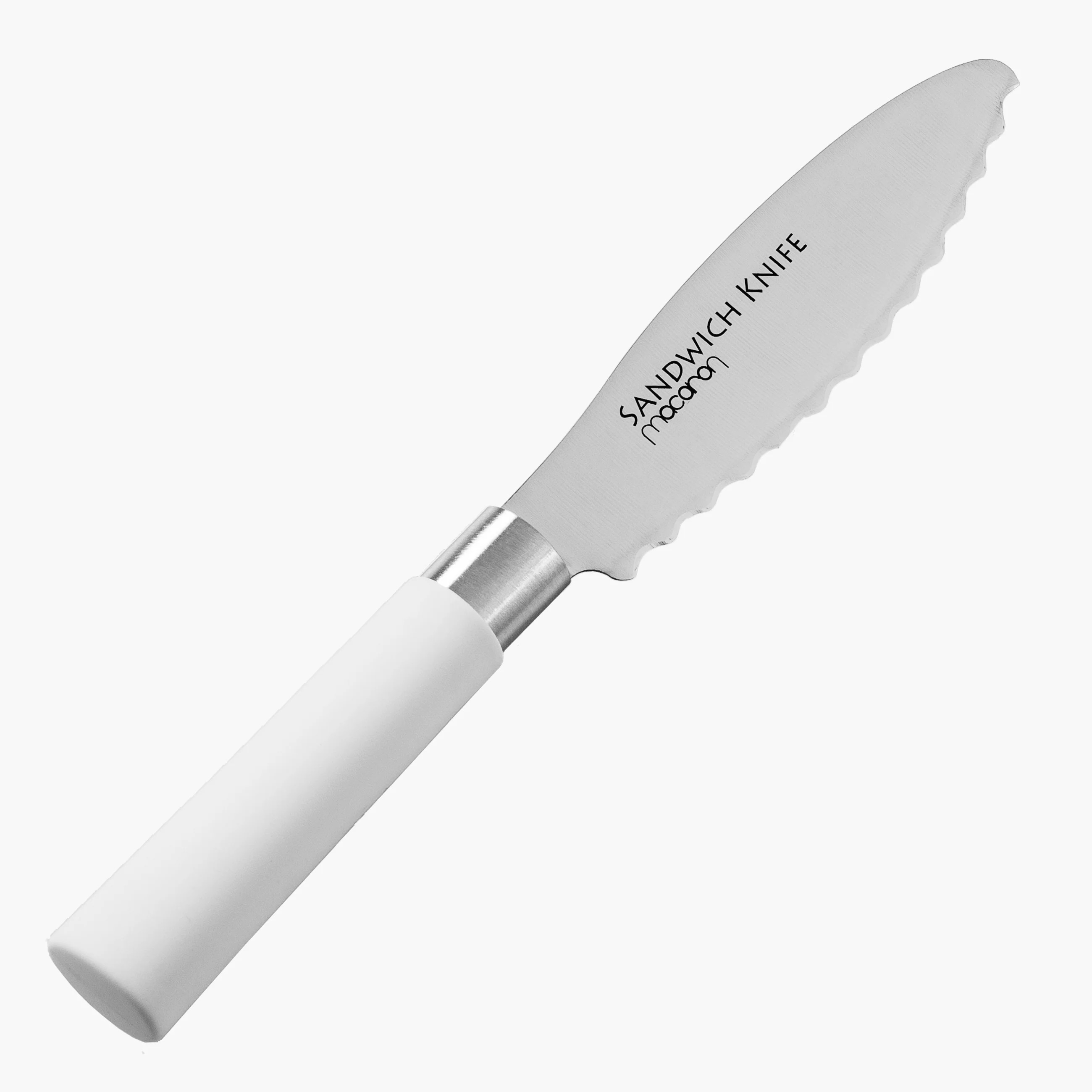 Americký univerzální nůž 14,5 cm Satake Cutlery Macaron White Japonský