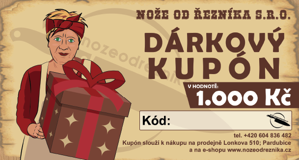 Dárkový kupon 1000