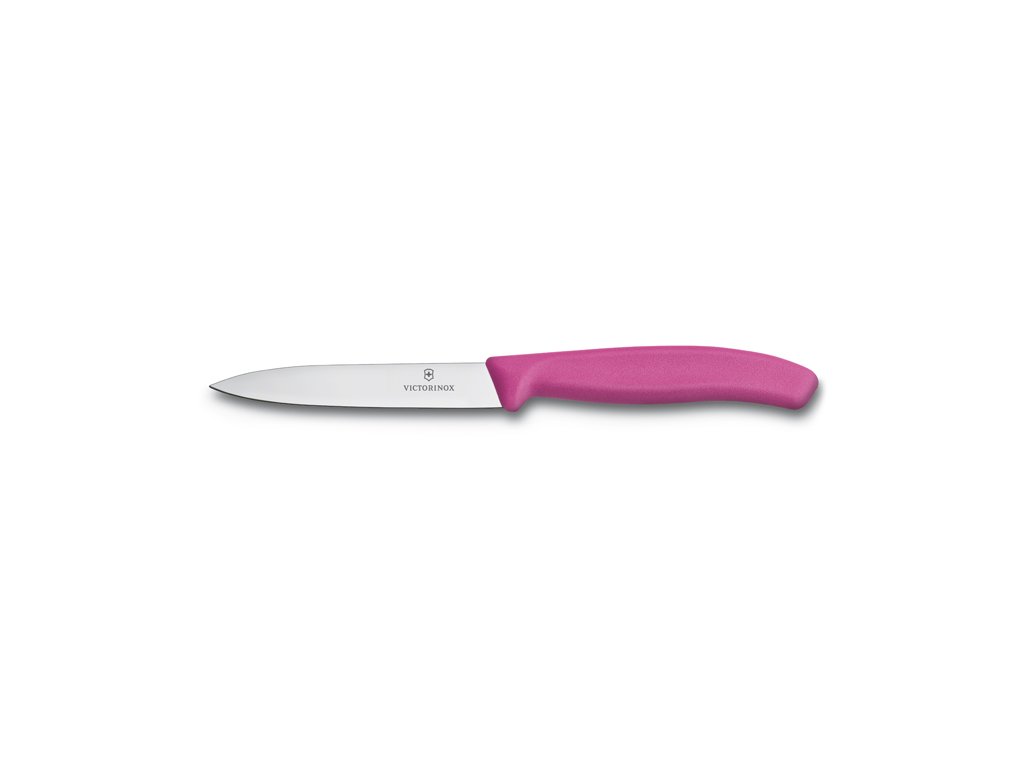 Nůž na zeleninu 10 cm růžový