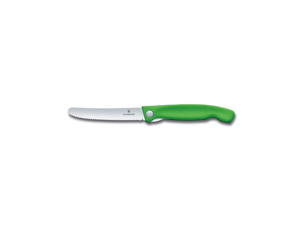 Skládací svačinový nůž Swiss Classic zelený