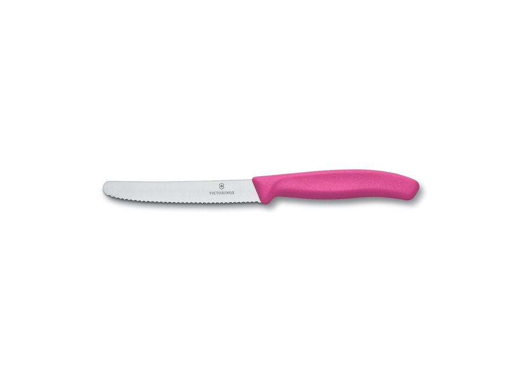 Nůž na rajčata Swiss Classic 11 cm růžový
