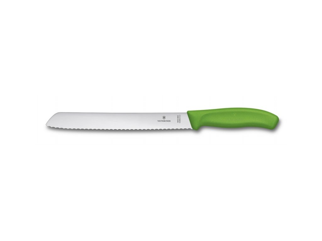 Nůž na chleba Swiss Classic 21cm zelený