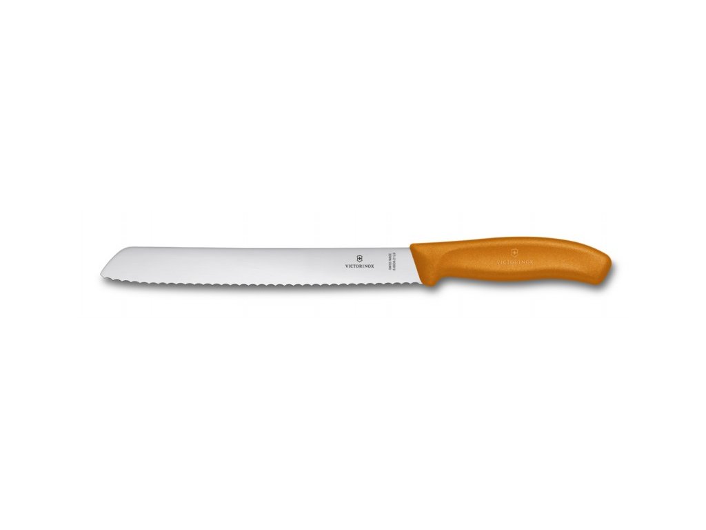 Nůž na chleba Swiss Classic 21cm oranžový
