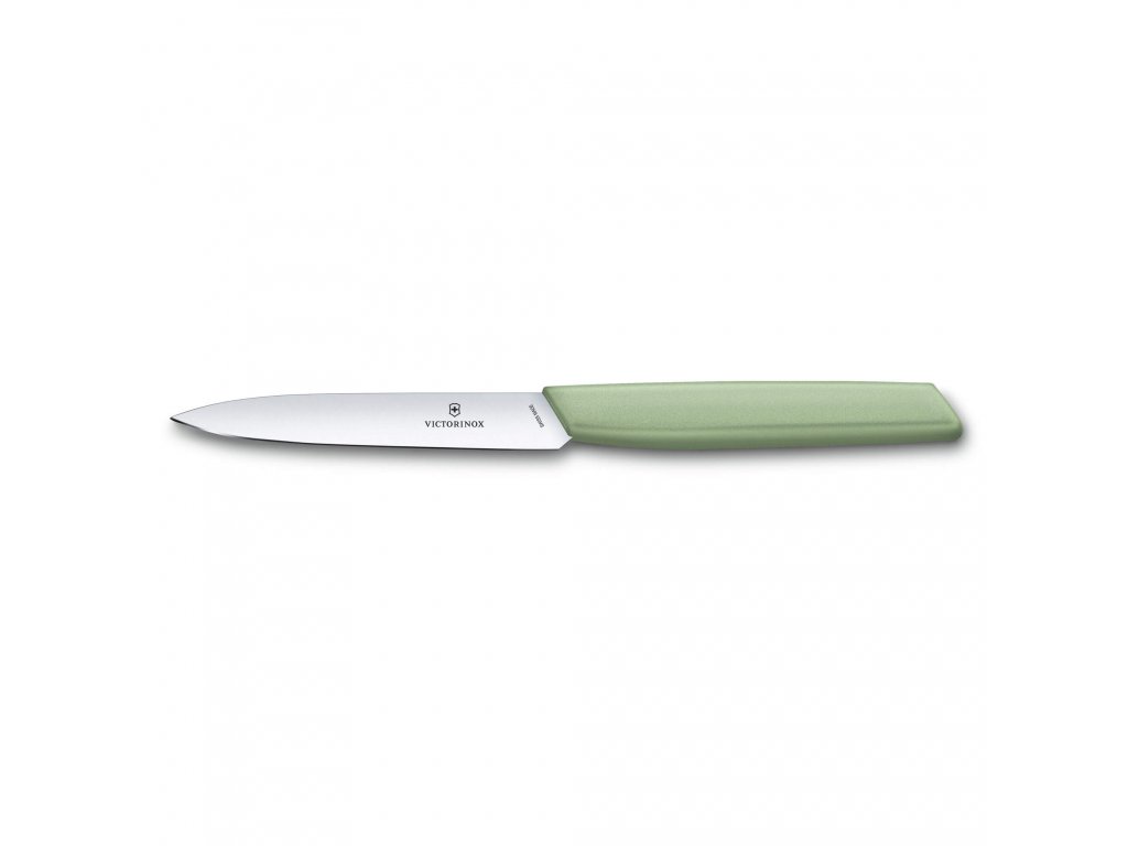 Nůž nakrajovací Swiss Modern 10 cm zelený