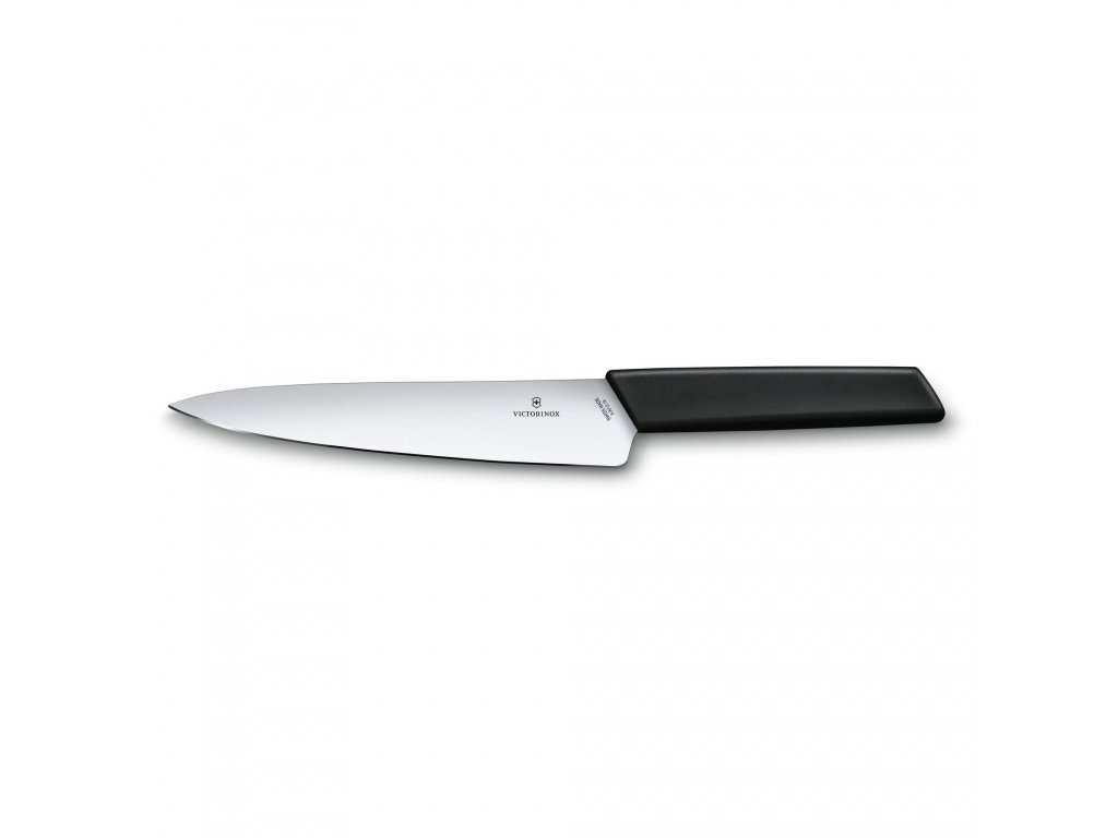 Nůž kuchyňský Swiss Modern 19 cm černý