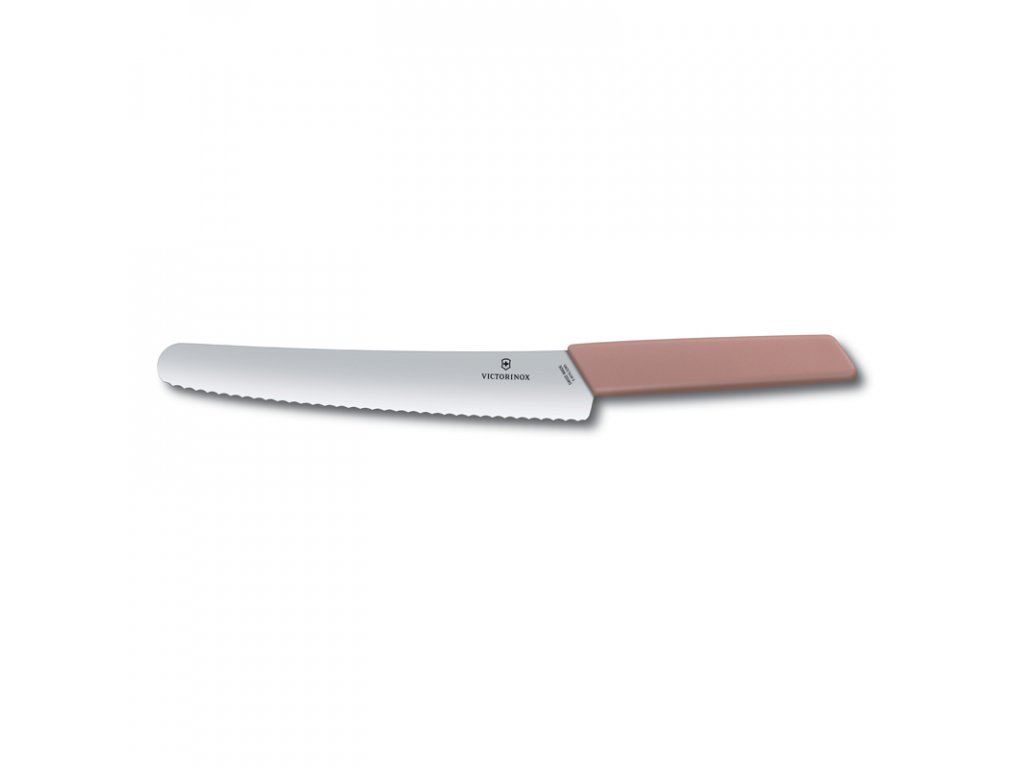 Swiss Modern nůž na chleba 22cm lososový