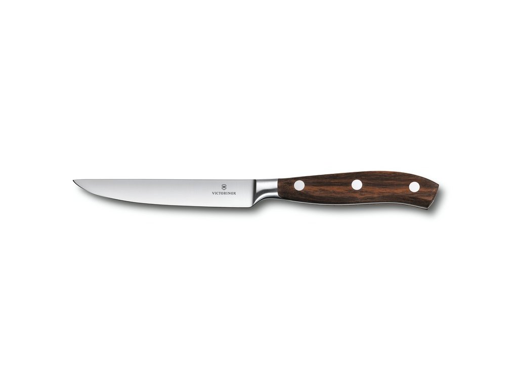 Nůž steakový Grand Maître Wood rovné ostří 12 cm