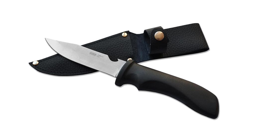 Nůž tábornický4,5 Rambo - hladký s pouzdrem