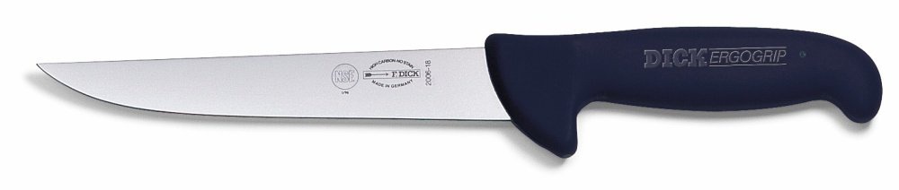 Vykrvovací nůž, černý v délce 15 cm