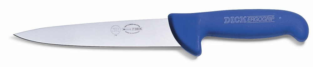 Vykrvovací nůž, modrý, v délce 21 cm