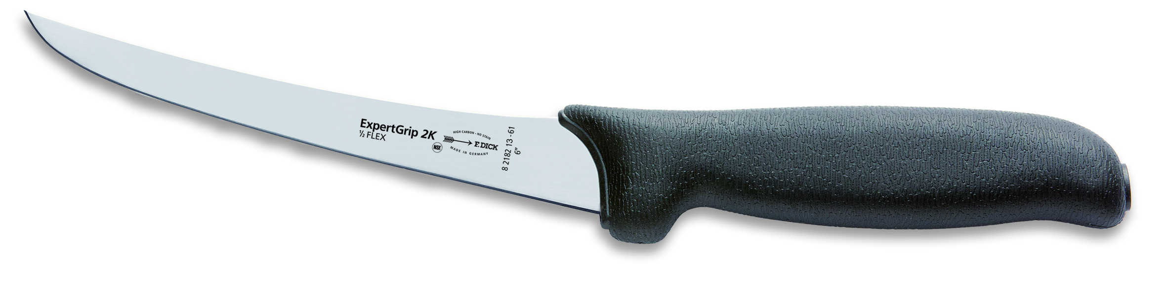 Vykosťovací nůž Dick poloflexibilní v délce 13 cm ze série ExpertGrip, černý