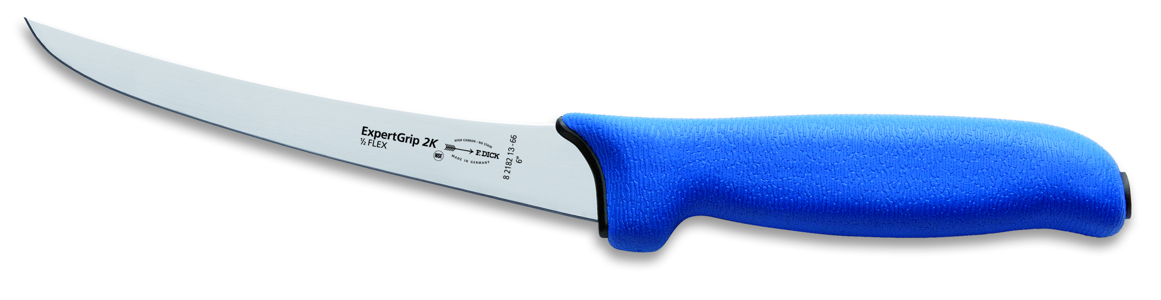 Vykosťovací nůž Dick poloflexibilní v délce 13 cm ze série ExpertGrip, modrý