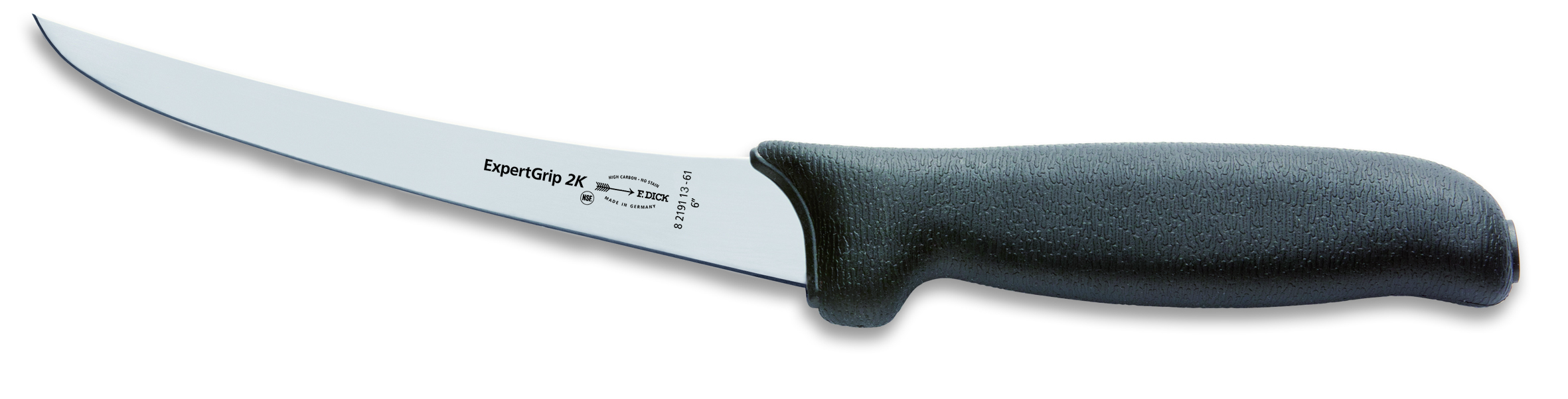 Vykosťovací nůž Dick neohebný v délce 13 cm ze série ExpertGrip, černý