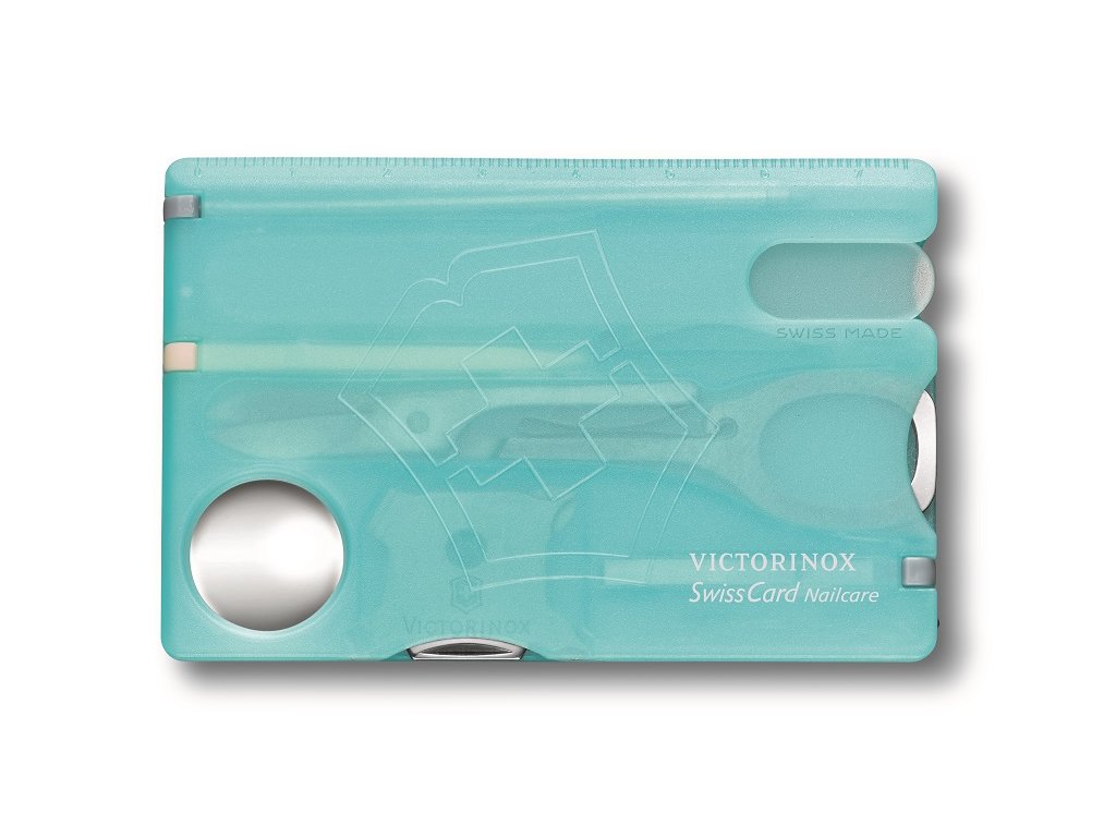 Karta Swiss Card Nailcare ledově modrá
