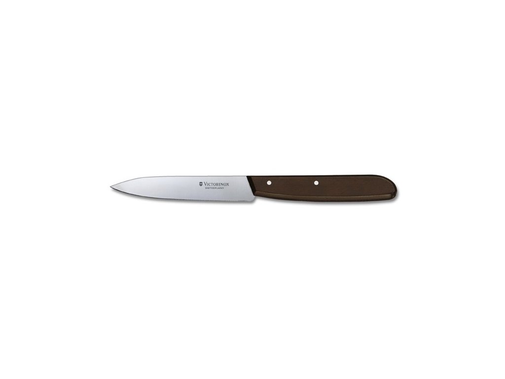 Nůž na zeleninu 10 cm s dřevěnou rukojetí